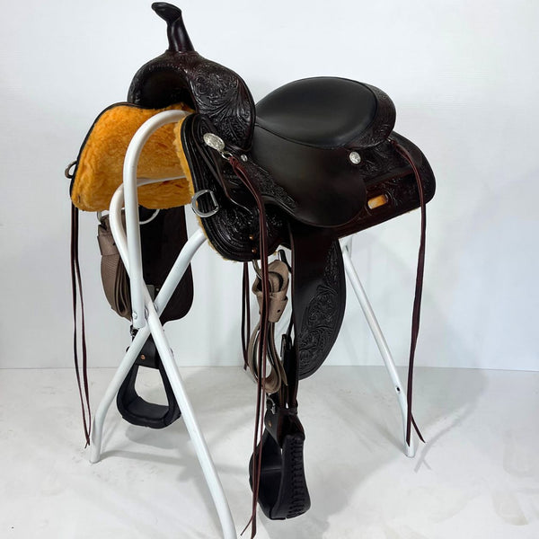 Circle Y High Horse Mineral Wells Trail Saddle, 16", Extra Wide Fit
