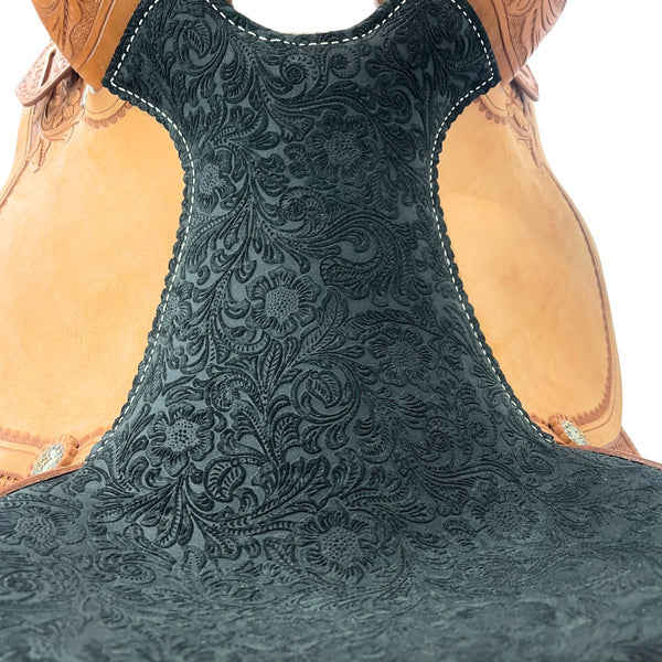 Western Rawhide Dee Butterfield Pro Barrel Saddle, 15"