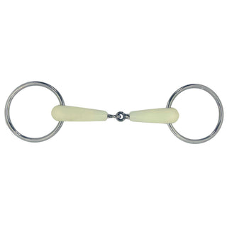 Happy Mouth Loose Ring Jointed Snaffle Bit, 5"