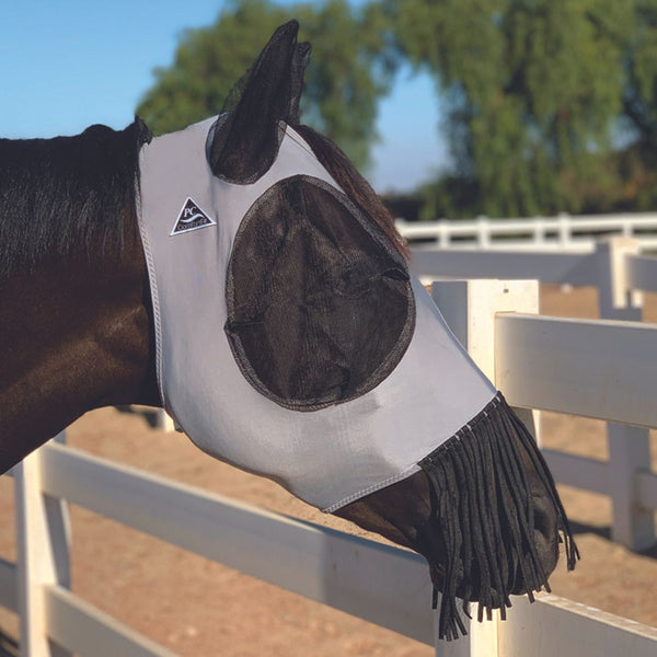 Professional's Choice ComfortFit Deluxe Fly Mask, Charcoal