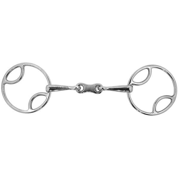 Centaur French Link Loop Ring Gag Bit, 5"