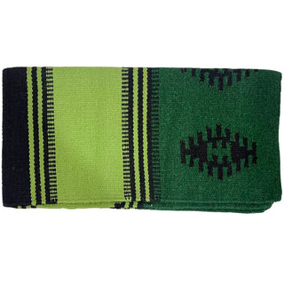 Sierra Wool Saddle Blanket, Green