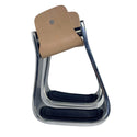 Cashel Engraved Slanted Stirrup, 2 1/2"