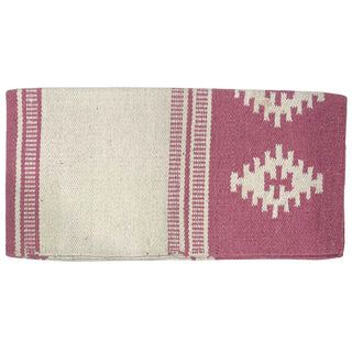 Sierra Wool Saddle Blanket, Pink