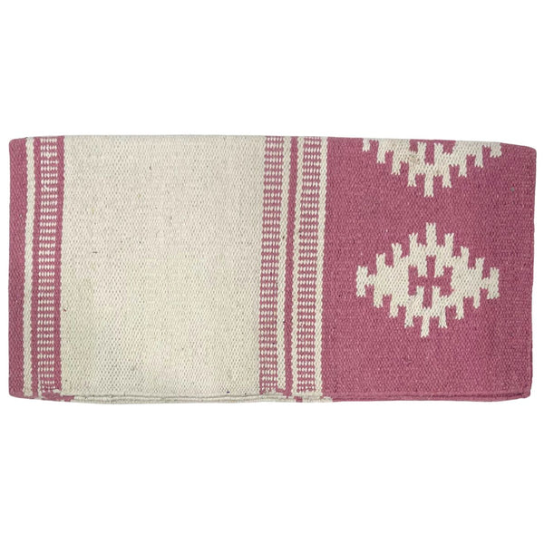 Sierra Wool Saddle Blanket, Pink