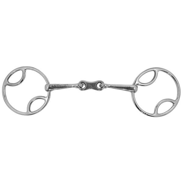 Centaur French Link Loop Ring Gag Bit, 5 1/2"