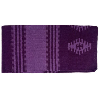 Sierra Wool Saddle Blanket, Purple
