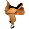 Western Rawhide Logan Chestnut Pro Barrel Saddle, 15"