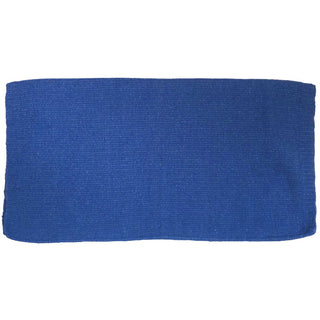Sierra 34" x 36" Wool Saddle Blanket, Royal Blue