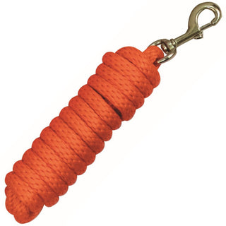 Western Rawhide Poly Lead, Burnt Orange