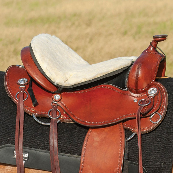 Cashel Western Saddle Fleece Tush Cushion, Large, Tan