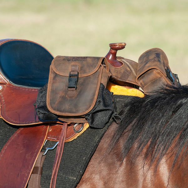 Cashel Small Horn Bag, Distressed
