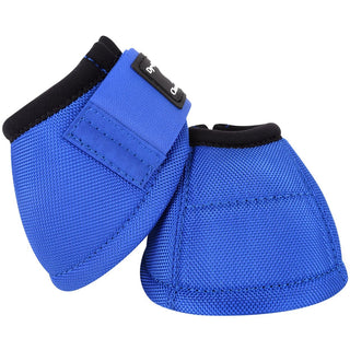 Classic Equine Blue DyNo Turn Bell Boots, Medium