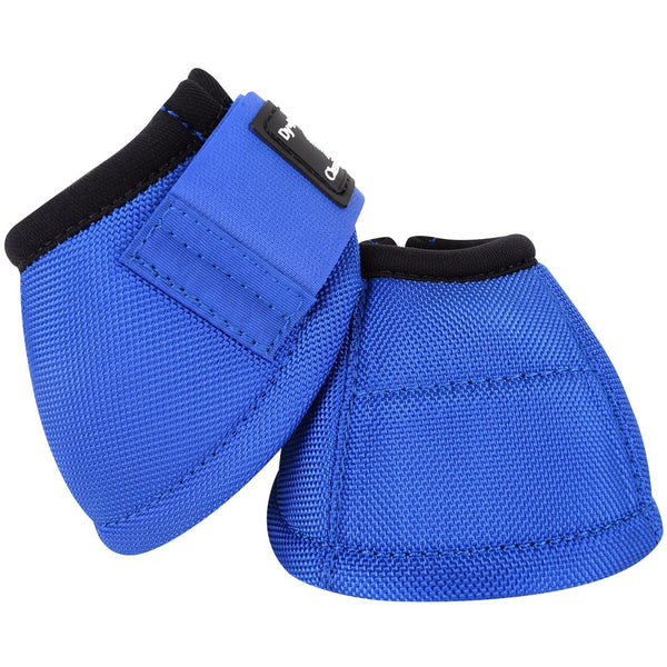 Classic Equine Blue DyNo Turn Bell Boots, Medium