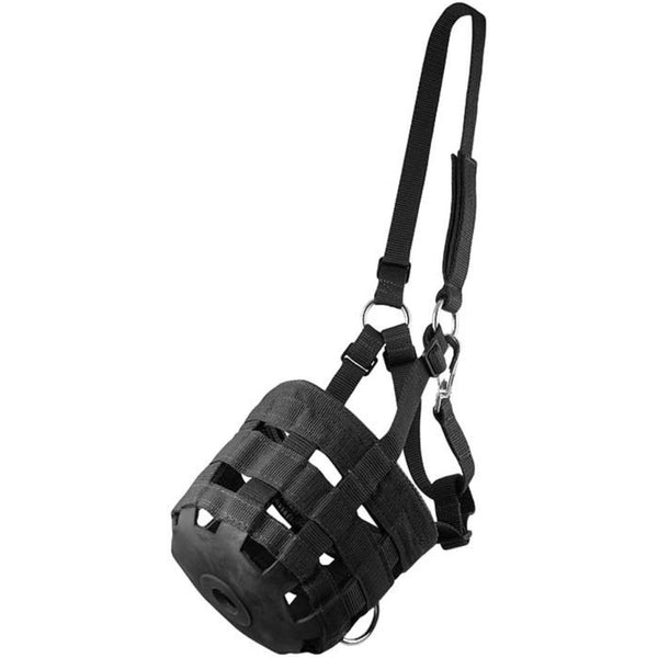 Black Rubber Muzzle, Foal/Small Pony