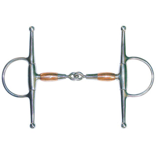 Robart Pinchless Full Cheek Snaffle Roller Bit, 5"