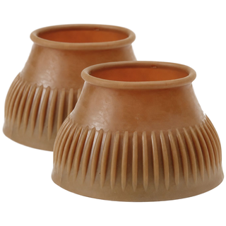 Centaur Rib Bell Boots, Transparent Gum, Large