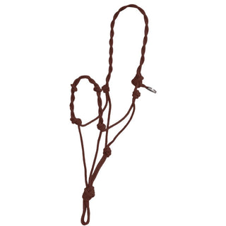 Mustang Twisted Rope Halter, Brown