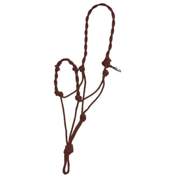 Mustang Twisted Rope Halter, Brown