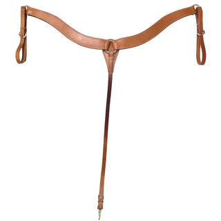 Western Rawhide Plain Breast Strap, Golden Tan