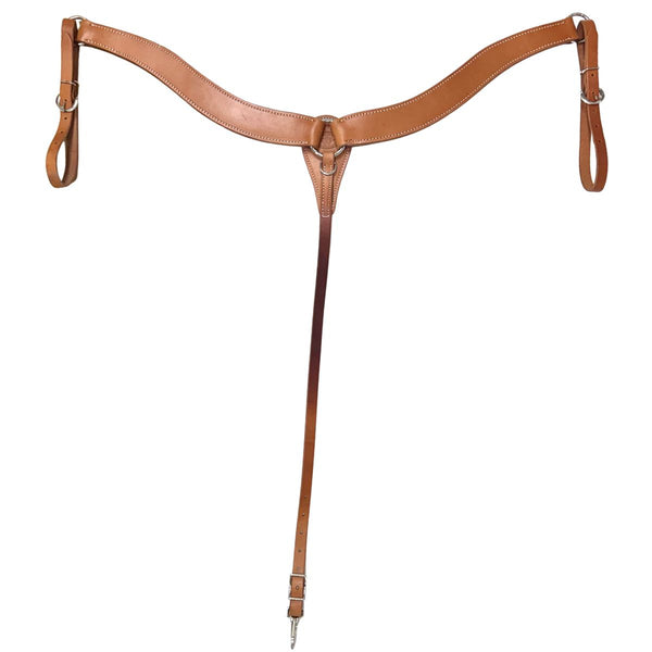 Western Rawhide Plain Breast Strap, Golden Tan