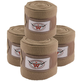 Western Rawhide Anti-Pilling Polo Wraps, Sand