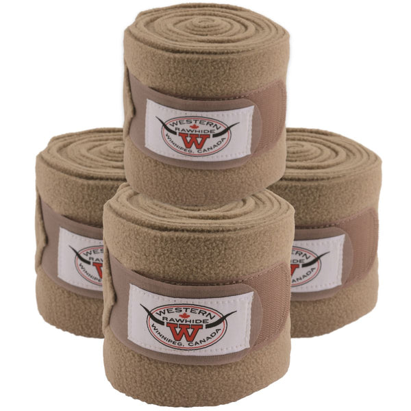 Western Rawhide Anti-Pilling Polo Wraps, Sand