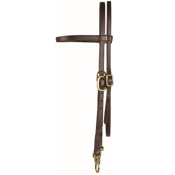 Western Rawhide Biothane Browband Headstall, Brown