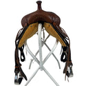 Western Rawhide Brazilian Trail Saddle, Chestnut, 16"