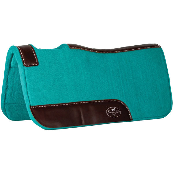 Professional's Choice Felt Pony Pad, 24"x24", Pacific Blue