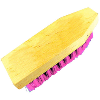 Western Rawhide Wooden Back Tail Brush, Pink