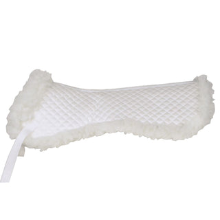Équipe Fleece Lined Half Pad, White