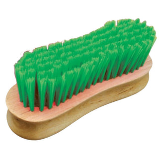 Wooden Back Face Brush, Green