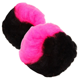 Silly Sounds Couture Equine Ear Plugs, Black/Hot Pink, Pony Size