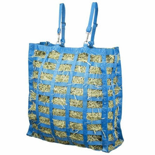 4 Sided Slow Feed Hay Bag, Turquoise