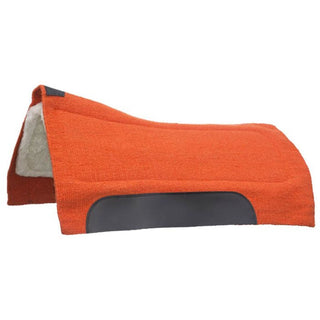 Wool Topped Contoured Pad, Orange