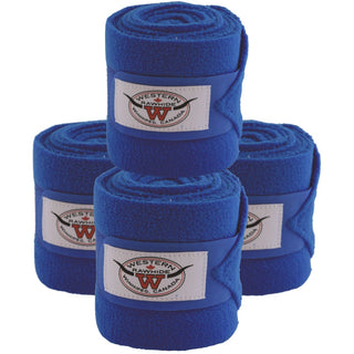 Western Rawhide Anti-Pilling Polo Wraps, Blue