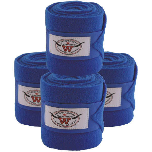 Western Rawhide Anti-Pilling Polo Wraps, Blue