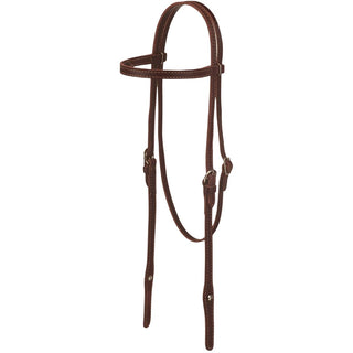 Western Rawhide Latigo Browband Headstall