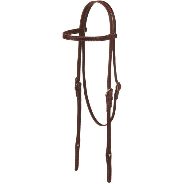Western Rawhide Latigo Browband Headstall