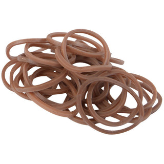 Cashel Rubber Braiding Bands, Brown