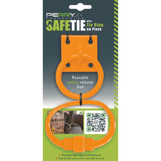 Perry Safetie with Plate, Orange