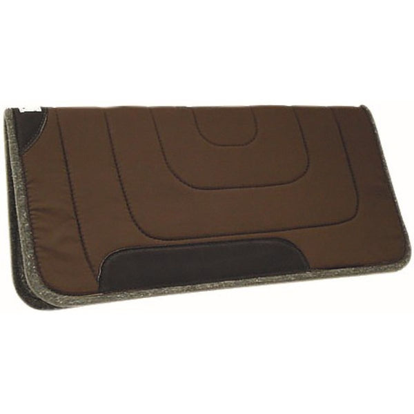 Diamond Wool Rancher Pad, 32"x32", Brown