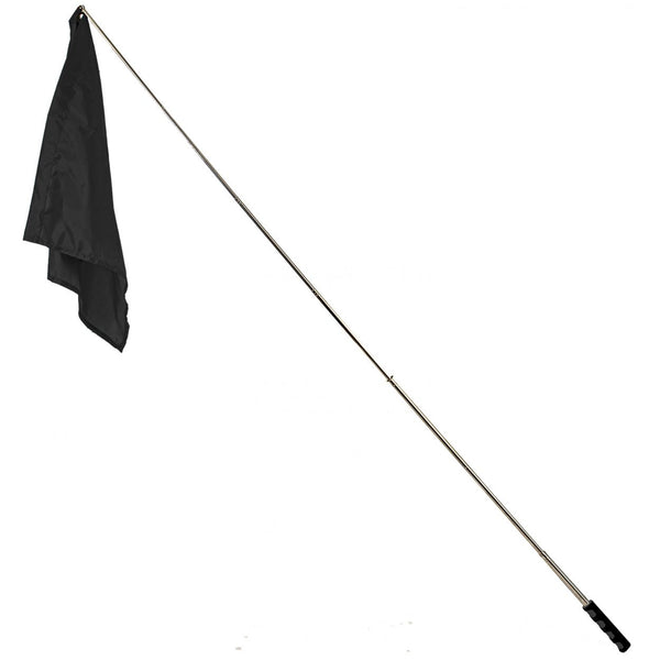 Mustang Telescoping Training Flag, Black