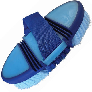 Soft Touch Flexible Body Brush, Blue
