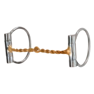 Metalab Twisted Copper Wire D Ring Bit, 5"