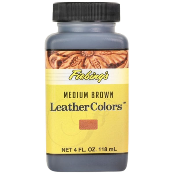Fiebing's LeatherColours Dye, 118mL, Medium Brown