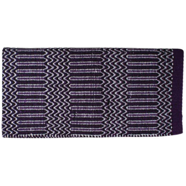 Professional's Choice Double Weave Navajo Blanket, 32"x64", Purple/Black