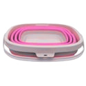 Tail Tamer Collapsible Silicone Bucket, Pink
