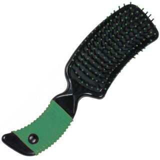 Curved Mane & Tail Brush, Hunter Green